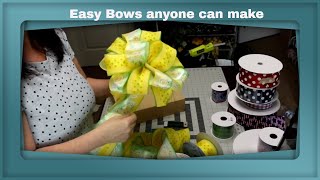 How To Make Nine Different Types Of DIY bows  Easy For Beginners NO BOW MAKER REQUIRED [upl. by Chaker]