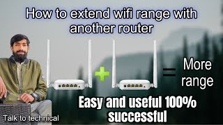 how to extend wifi range with another router [upl. by Annyahs220]