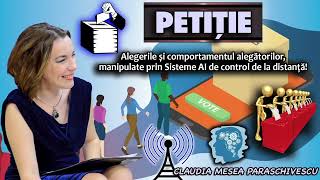 Petitie  Alegerile si comportamentul alegatorilor manipulate prin Sisteme AI de control [upl. by Prady]