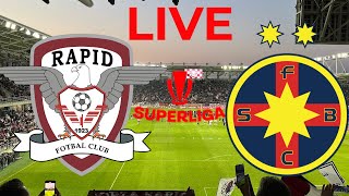 Rapid Bucuresti  FCSBSteaua MECI LIVE LIGA 1 PLAYOFF [upl. by Ahsinyar605]