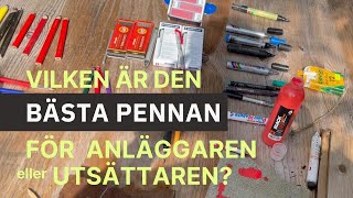 Världens bästa penna för anläggare och utsättare [upl. by Adhamh]