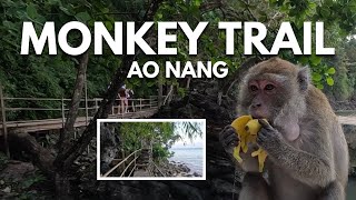 Walking the Monkey Trail in Ao Nang Krabi [upl. by Consolata]