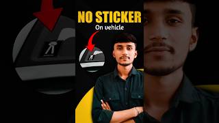 No any sticker on vehicle  Motor vehicle act shorts motorvehicleact aayushcharan [upl. by Omland]