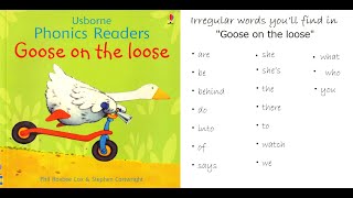 Usborne Phonics Readers ⑤ Goose on the loose [upl. by Woodward]