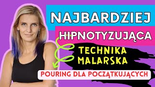 Co to jest ten cały pouring🙄 Technika malarska dostępna DLA KAŻDEGO ✨obrazywylewane pouring PL [upl. by Lanod]