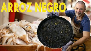 ARROZ NEGRO Hazlo en casa igual que en las arrocerías [upl. by Ettennahs950]