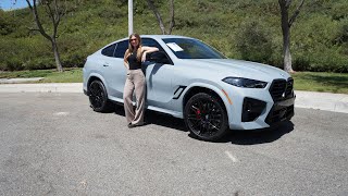 New 2024 BMW X6M Review in Brooklyn Grey  22quot M Wheels  Exhaust Sound  BMW Test Drive Review [upl. by Munford]