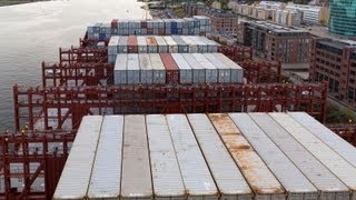 On board the Majestic Maersk 400m World´s largest ship 25092013 [upl. by Arahset]