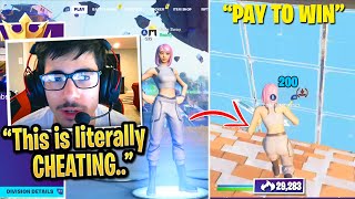 Sway PROVES This NEW SKIN is PAY TO WIN After MAX DAMAGED GLITCH In Solo Arena Fortnite [upl. by Barcroft355]