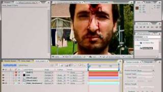 AE Tutorial 1 Part Two Bloody hole in head  motion tracking [upl. by Shirlene]