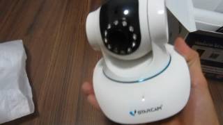 Review IP Camera VSTARCAM T6835W Unboxing [upl. by Ardnua667]