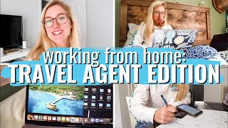 travel agent day in the life  working from home vacation planning and hiring business partners [upl. by Macdonell]