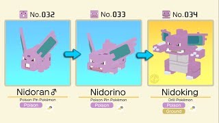 Nidoran♂ Evolved Into Nidorino  NidoKing  Pokémon Quest  Pokémon Evolution Tips and Guides [upl. by Jim977]