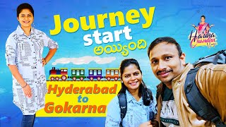 Hyderbad to gokarna చాలా ఎంజాయ్ చేసాం జర్నీ  కర్ణాటక vlogs start చేసా చూడండి gokarna [upl. by Ellehcer]