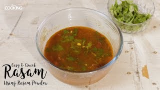 Easy amp Quick Rasam using rasam powder  Home Cooking [upl. by Jeannie]