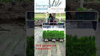 TAFE agristar rice transplanter farming suryagri agriculture japan [upl. by Reeve570]