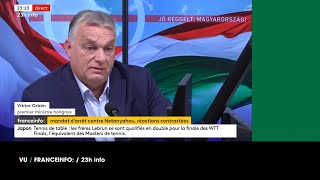 Vu du 231124  Orban contre la CPI [upl. by Nylak]