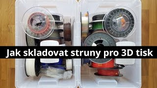 Tip pro 3Dtisk Jak skladovat tiskové materiály aby nenavlhaly [upl. by Ylrebmek]