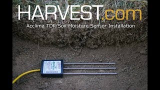 Harvest Electronics  Acclima TDR Installation [upl. by Guild]