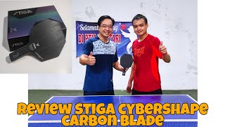 Review stiga cybershape carbon sbt pingpong version [upl. by Able]