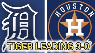 Detroit TIGERS VS Houston ASTROS GAME 1  AL WILD CARD 10124 [upl. by Squires382]