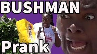 Funny Video BUSHMAN PRANK in Vegas Funniest Video Ever [upl. by Lynden]