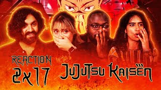 This is THE FUTURE of ANIME  Jujutsu Kaisen 2x17 quotThunderclap Pt2quot  The Normies Group Reaction [upl. by Atiuqer]