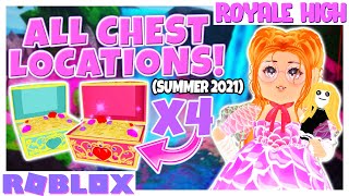 ALL CHEST LOCATIONS IN DIAMOND BEACH  Royale High Update [upl. by Rahr157]