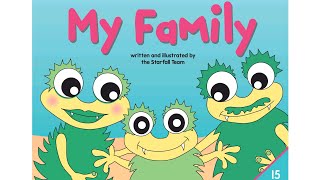 My Family Story  Starfall Team anjali307 FamilyTales StarfallTeam kidsstories readaloud [upl. by Schmitz]