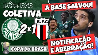 PÓSJOGO  PALMEIRAS 2X1 BOTAFOGOSP  COPA DO BRASIL 2024  COLETIVA ABEL FERREIRA AO VIVO [upl. by Lleznol]