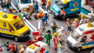 Playmobil Geburt im Einsatz – Ein aufregendes Abenteuer im Krankenwagen [upl. by Nysilla]