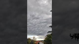 2024 10 06 Undulatus asperatus  kevert hullámfelhő UTC2 1540 🌫️☁️ [upl. by Amiarom368]