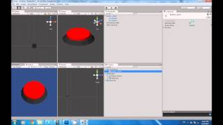 Button Press Unity3D tutorial [upl. by Imrots]