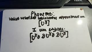 Phone ʋˠ voiced velarized labiodental approximant consonant [upl. by Nylkaj]