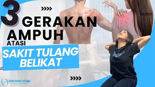 SAKIT TULANG BELIKAT LAKUKAN 3 GERAKAN FISIOTERAPI INI area punggung atas [upl. by Atneciv130]