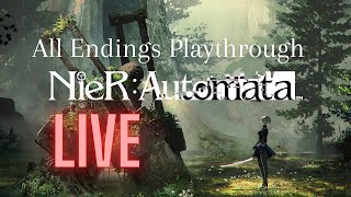 Nier Automata All endings playthrough [upl. by Kcirreg63]