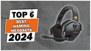 Top 6 Best Gaming Headsets 2024  Best Wireless Gaming Headset  Top Gaming Headsets 2024 [upl. by Ykcaj543]