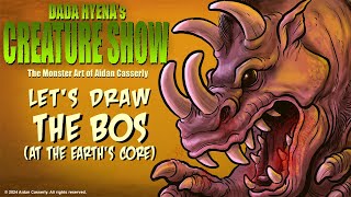 Dada Hyenas Creature Show Lets Draw the Bos At The Earths Core [upl. by Chastain963]