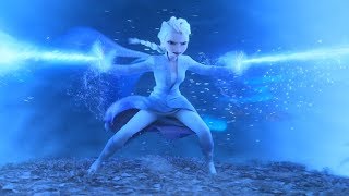 Frozen 2  Elsa vs Tornado Scene Meet The Wind Spirit [upl. by Jerome]