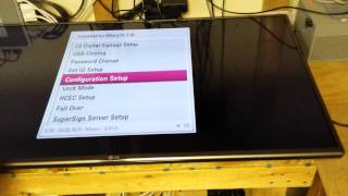 LG Digital Signage Setup [upl. by Enyluqcaj]