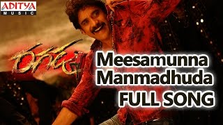 Meesamunna Manmadhuda Full Song  Ragada Movie  Nagarjuna Anushka Priyamani [upl. by Hew]