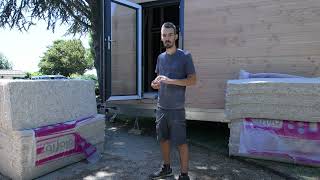 Tiny House LEnvol  Isolation Biofib Trio  Full HD [upl. by Hun]