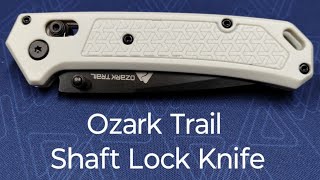 5 Ozark Trail Shaft Lock Knife From Walmart [upl. by Nylyak]