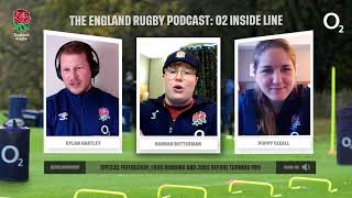 Hannah Botterman and Poppy Cleall join Dylan on England Rugby Podcast O2 Inside Line [upl. by Araec]