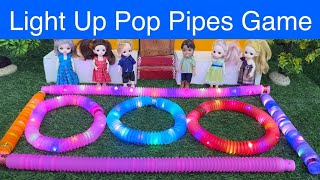 மண்வாசனை Episode  Light Up Pop Pipes Game  Classic Mini Food  Chutti Bomma Chintu Naughty Roja [upl. by Enneite]