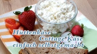 Hüttenkäse  CottageKäse selber machen [upl. by Evelyn539]