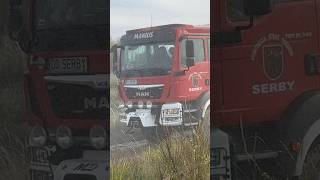 Szkolenie straz strażpożarna strażwterenie osp psp truck offroad 4x4 firetruck man polska [upl. by Millwater]