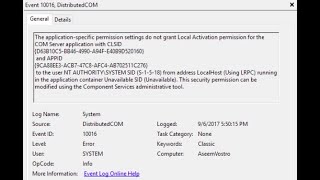 Как исправить ошибку 10016 DistributedCOM в Windows 1011 [upl. by Tiff271]