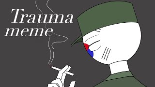 Trauma meme  Countryhumans  대한민국 제3공화국 [upl. by Olemrac283]