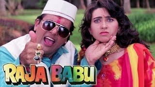 Govinda confess his love to Karishma Kapoor  Shakti Kapoor  4K Video  Part 4  Raja Babu [upl. by Aleinad138]